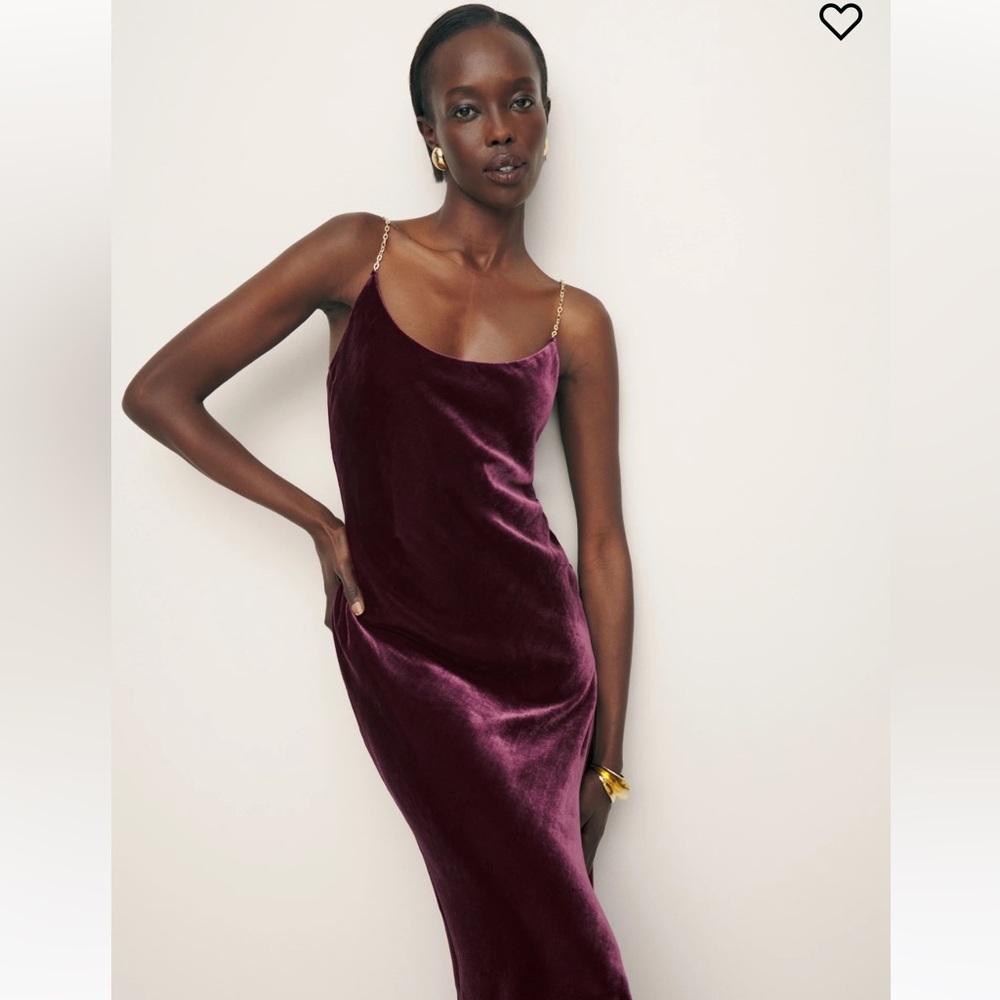Reformation Ady Velvet Dress